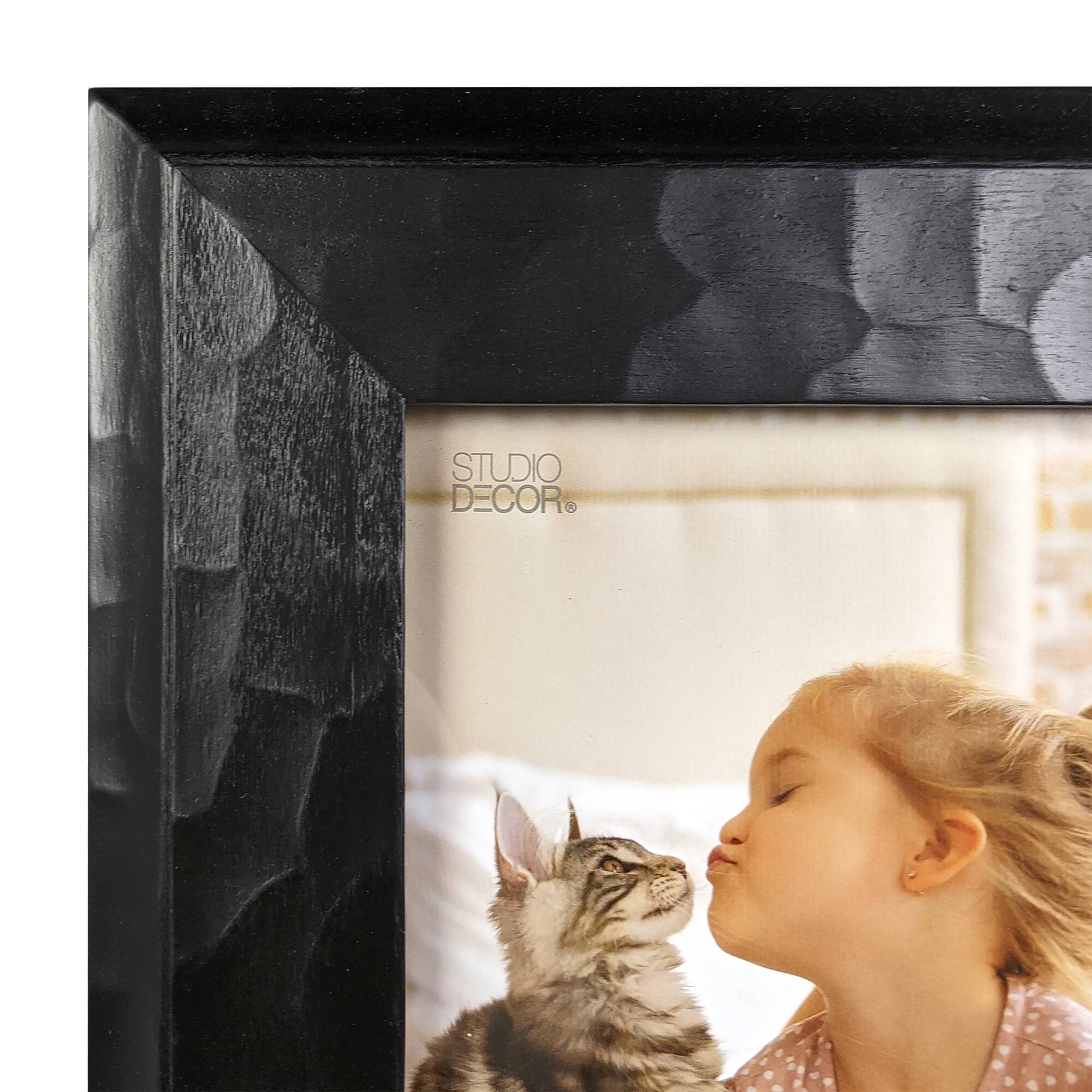 Expressions™ 5" x 7" Black Hammered Frame by Studio Décor®